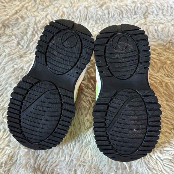 Javi Swiftly Shoes Sneakers Blu/Red/YLW Kids TD US Size 7C - Picture 9 of 15